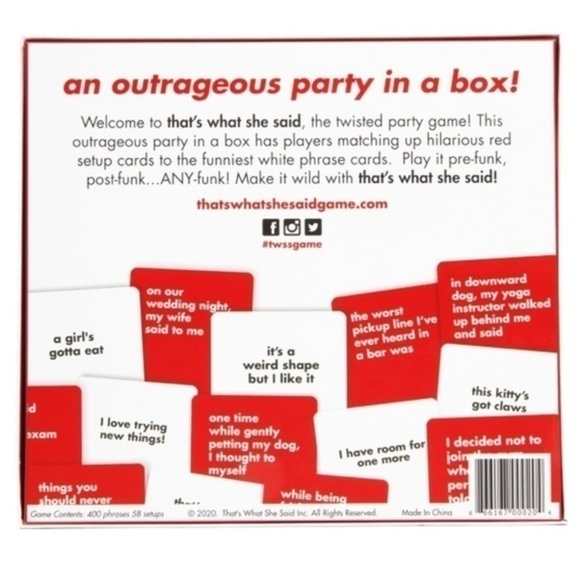 ADULT PARTY GAME | That’s What She Said! 💋 - Picture 5 of 5